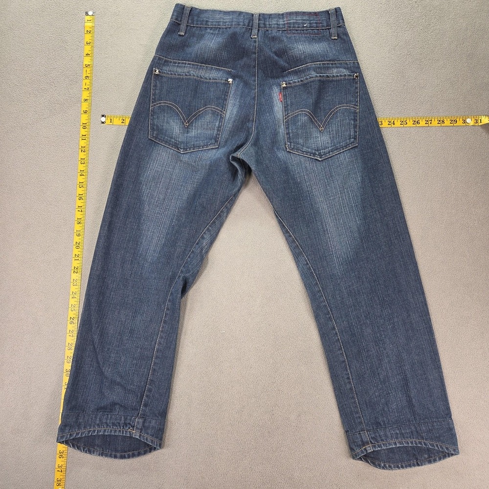 VTG Levis Engineered Jeans Mens Blue Med Wash Straight Japan Twisted Fits 27x26 - Picture 2 of 16